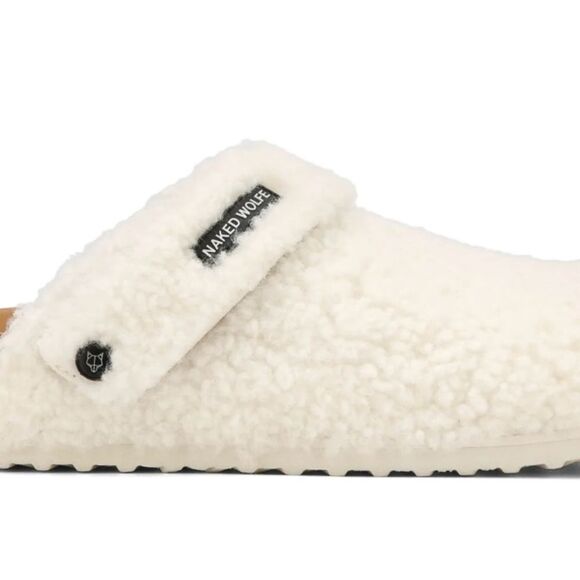 Naked Wolfe Malta Crème Shearling Size 44EU U.S. size 11 Slip On Mules Shoes main image 7